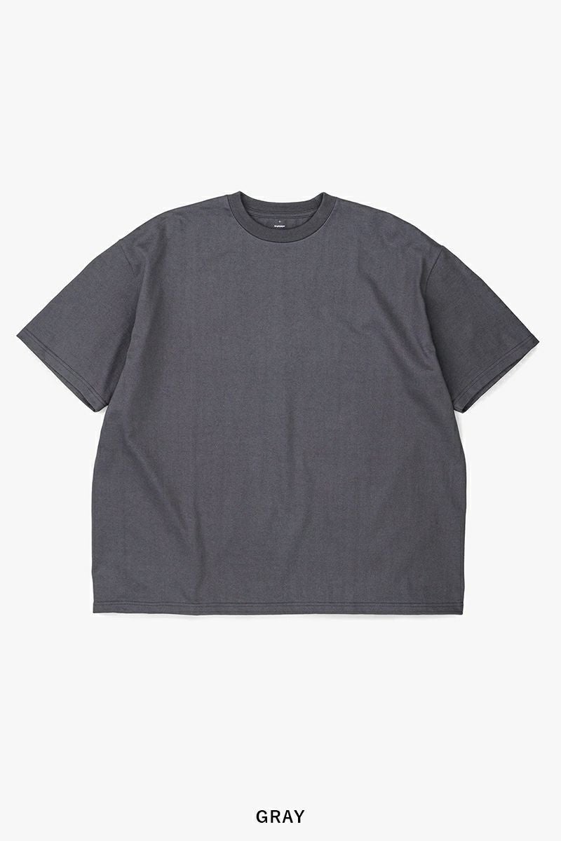 Graphpaper(グラフペーパー)Heavy Weights S/S Oversized Tee ヘビーウェイト半袖オーバーサイズTシャツ GU241-70203B -5