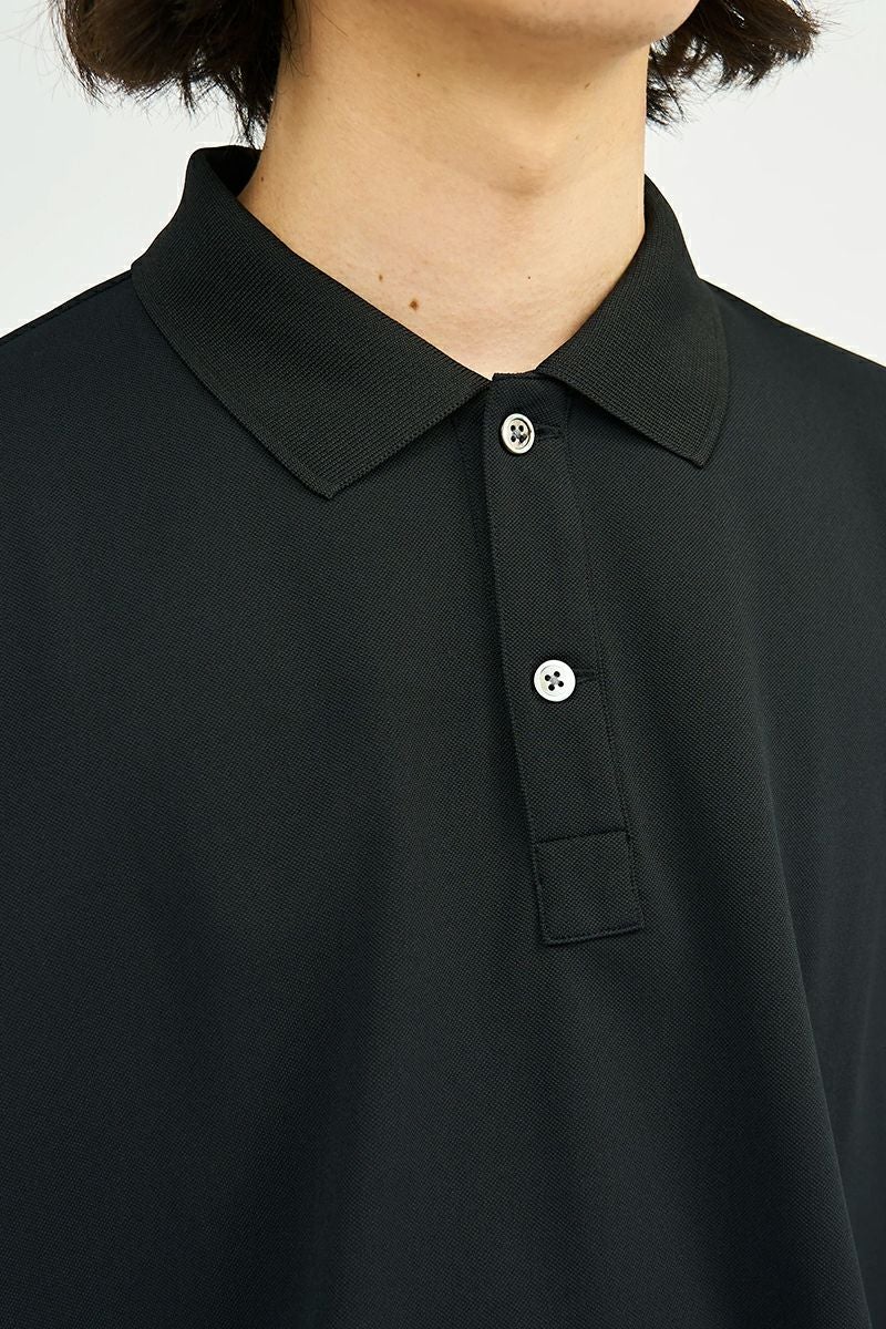 フレッシュサービスのロングポロシャツ FreshService 24SS 新作DRY PIQUE JERSEY L/S POLO(NAVY) style 2024.3