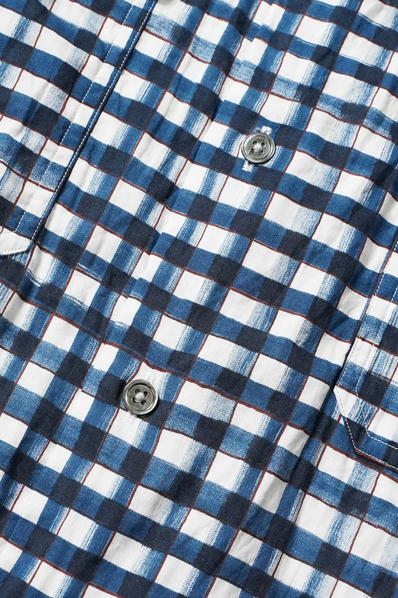 Porter Classic(ポータークラシック)ROLL UP 水彩 GINGHAM SHIRT ロールアップ水彩ギンガムシャツ PC-016-2215 -5