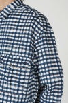 Porter Classic(ポータークラシック)ROLL UP 水彩 GINGHAM SHIRT ロールアップ水彩ギンガムシャツ PC-016-2215 -10