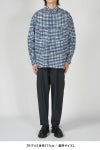 Porter Classic(ポータークラシック)ROLL UP 水彩 GINGHAM SHIRT ロールアップ水彩ギンガムシャツ PC-016-2215 -12