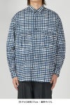 Porter Classic(ポータークラシック)ROLL UP 水彩 GINGHAM SHIRT ロールアップ水彩ギンガムシャツ PC-016-2215 -14