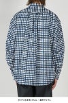 Porter Classic(ポータークラシック)ROLL UP 水彩 GINGHAM SHIRT ロールアップ水彩ギンガムシャツ PC-016-2215 -16