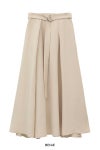 MANOF(マノフ)BELTED TUCK FLARE SKIRT ベルテッドタックフレアスカート 86109-6042 -12
