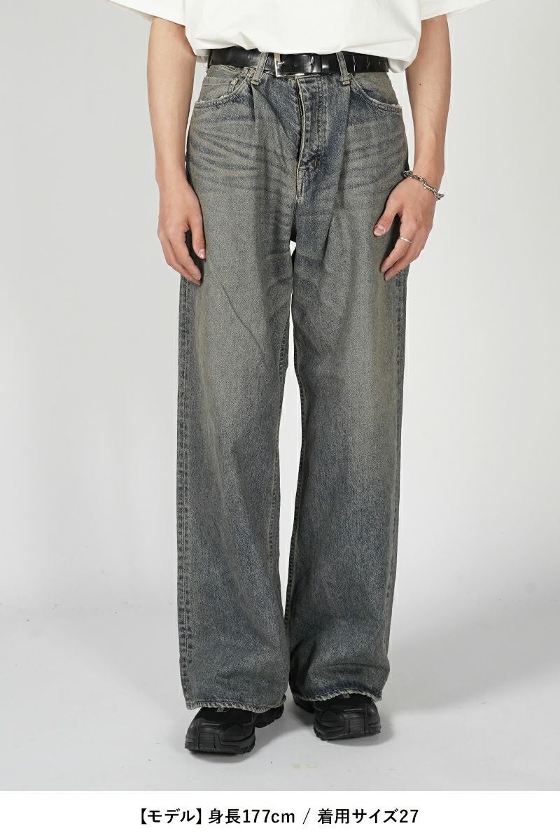 DAIRIKU(ダイリク)Wide Denim Pants ワイドデニムパンツ 24SS D-15 -8