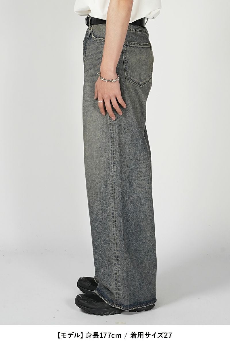 【DAIRIKU】WESTERN WIDE SLACKS 24ss DAIRIKU(ダイリク) | DAIRIKU(ダイリク)Wide Denim Pants ワイドデニム