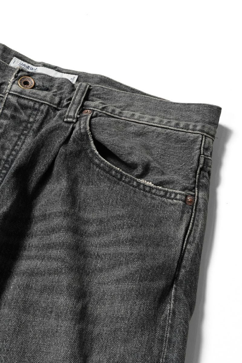 DAIRIKU(ダイリク)Wide Denim Pants ワイドデニムパンツ 24SS D-15 -15