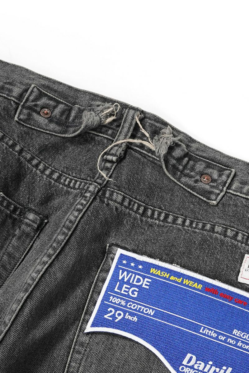 DAIRIKU(ダイリク)Wide Denim Pants ワイドデニムパンツ 24SS D-15 -18