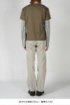 NVRFRGT(ネバーフォーゲット)LAYERED LONG SLEEVE T-SHIRT レイヤード長袖Tシャツ NF241T04 -6
