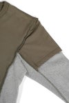NVRFRGT(ネバーフォーゲット)LAYERED LONG SLEEVE T-SHIRT レイヤード長袖Tシャツ NF241T04 -14