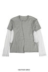 NVRFRGT(ネバーフォーゲット)LAYERED LONG SLEEVE T-SHIRT レイヤード長袖Tシャツ NF241T04 -18