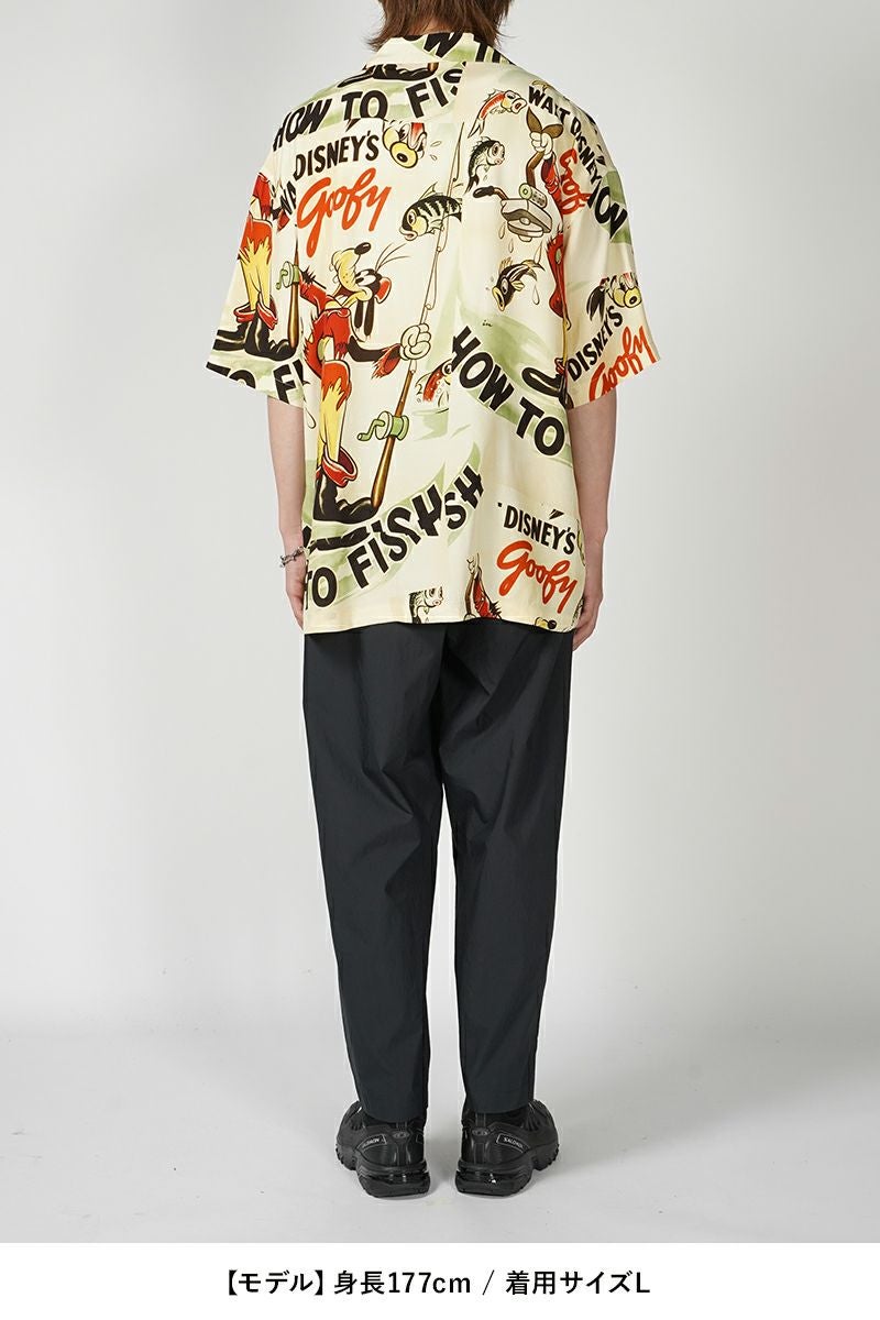 Porter Classic(ポータークラシック)DISNEY V/P PC ALOHA COLLECTION ALOHA SHIRT / GOOFY 1 ディズニービンテージポスターPCアロハコレクションアロハシャツ グーフィー① PC-024-1911 -5