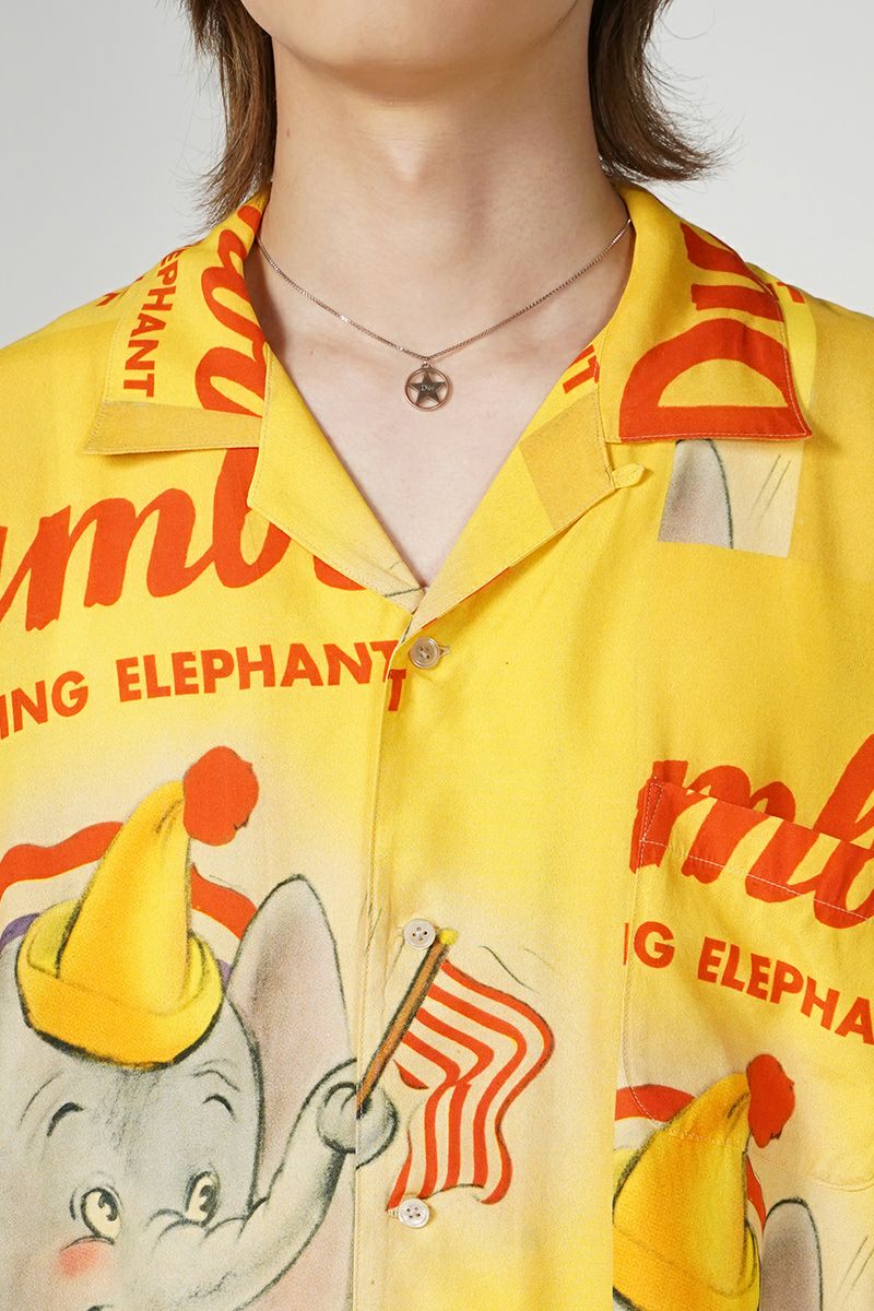 Porter Classic(ポータークラシック)DISNEY V/P PC ALOHA COLLECTION ALOHA SHIRT / DUMBO ディズニービンテージポスターPCアロハコレクションアロハシャツ ダンボ  PC-024-1912 -1