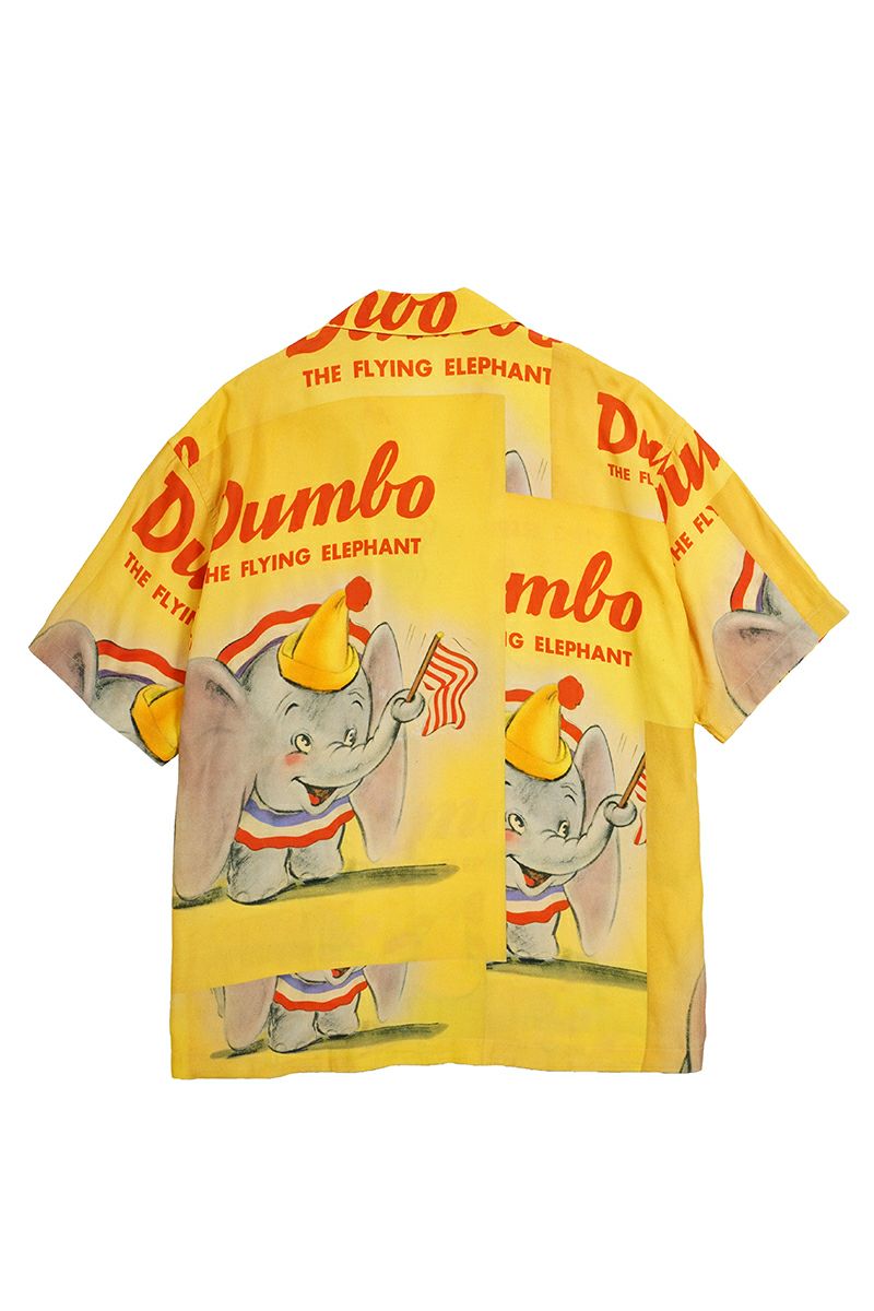 Porter Classic(ポータークラシック)DISNEY V/P PC ALOHA COLLECTION ALOHA SHIRT / DUMBO ディズニービンテージポスターPCアロハコレクションアロハシャツ ダンボ  PC-024-1912 -10