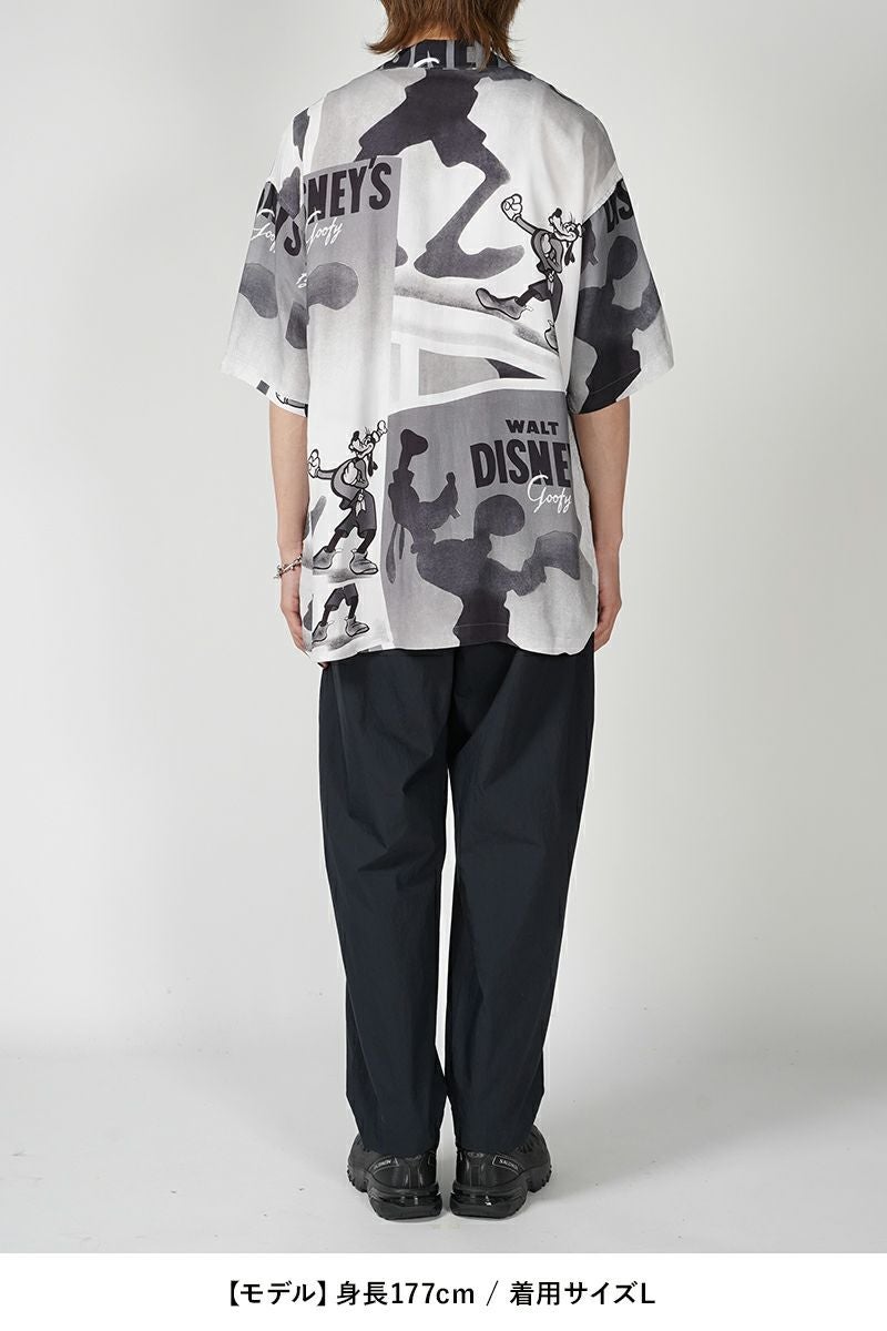 Porter Classic(ポータークラシック)DISNEY V/P PC ALOHA COLLECTION ALOHA SHIRT / GOOFY 2 ディズニービンテージポスターPCアロハコレクションアロハシャツ グーフィー② PC-024-2704 -5