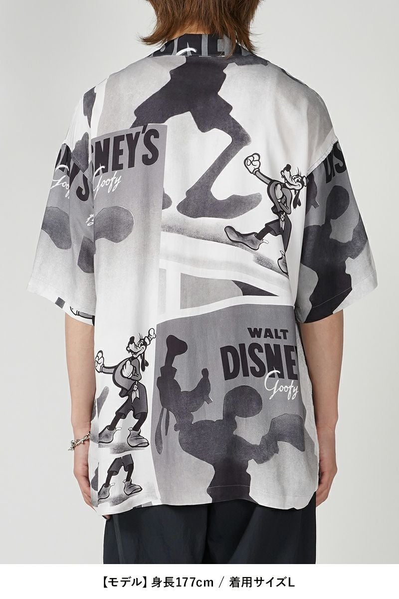 Porter Classic(ポータークラシック)DISNEY V/P PC ALOHA COLLECTION ALOHA SHIRT / GOOFY 2 ディズニービンテージポスターPCアロハコレクションアロハシャツ グーフィー② PC-024-2704 -8