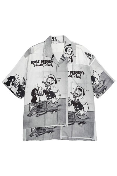 Porter Classic(ポータークラシック)DISNEY V/P PC ALOHA COLLECTION ALOHA SHIRT / DONALD DUCK ディズニービンテージポスターPCアロハコレクションアロハシャツ ドナルドダック PC-024-2705