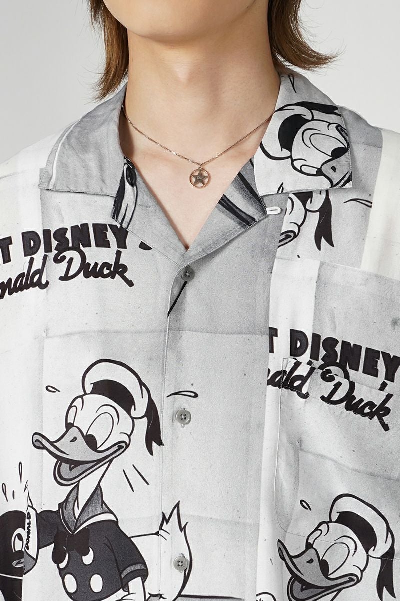 Porter Classic(ポータークラシック)DISNEY V/P PC ALOHA COLLECTION ALOHA SHIRT / DONALD DUCK ディズニービンテージポスターPCアロハコレクションアロハシャツ ドナルドダック PC-024-2705 -1