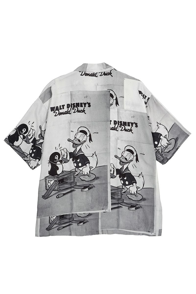 Porter Classic(ポータークラシック)DISNEY V/P PC ALOHA COLLECTION ALOHA SHIRT / DONALD DUCK ディズニービンテージポスターPCアロハコレクションアロハシャツ ドナルドダック PC-024-2705 -10