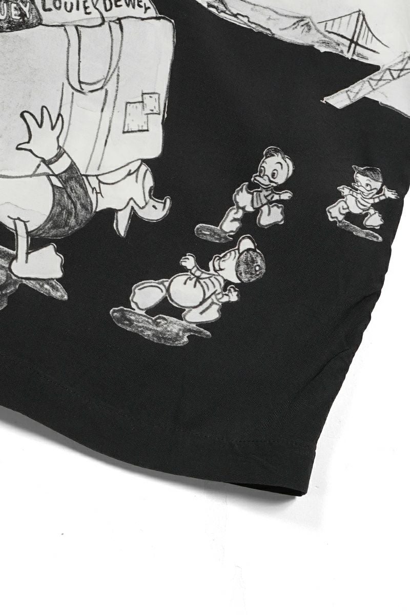 Porter Classic(ポータークラシック)DISNEY M&F PC ORIGINAL ART ALOHA COLLECTION ALOHA SHIRT TRAVEL MEMORIES ディズニーミッキー&フレンズPCオリジナルアートアロハコレクションアロハシャツ トラベルメモリーズ PC-024-2708 -15