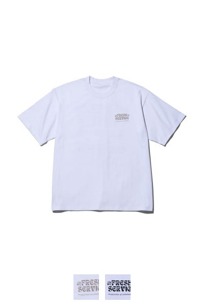 FreshService(フレッシュサービス)CORPORATE PRINTED SS TEE ON LINES コーポレートプリント半袖Tシャツ FSC241-70123