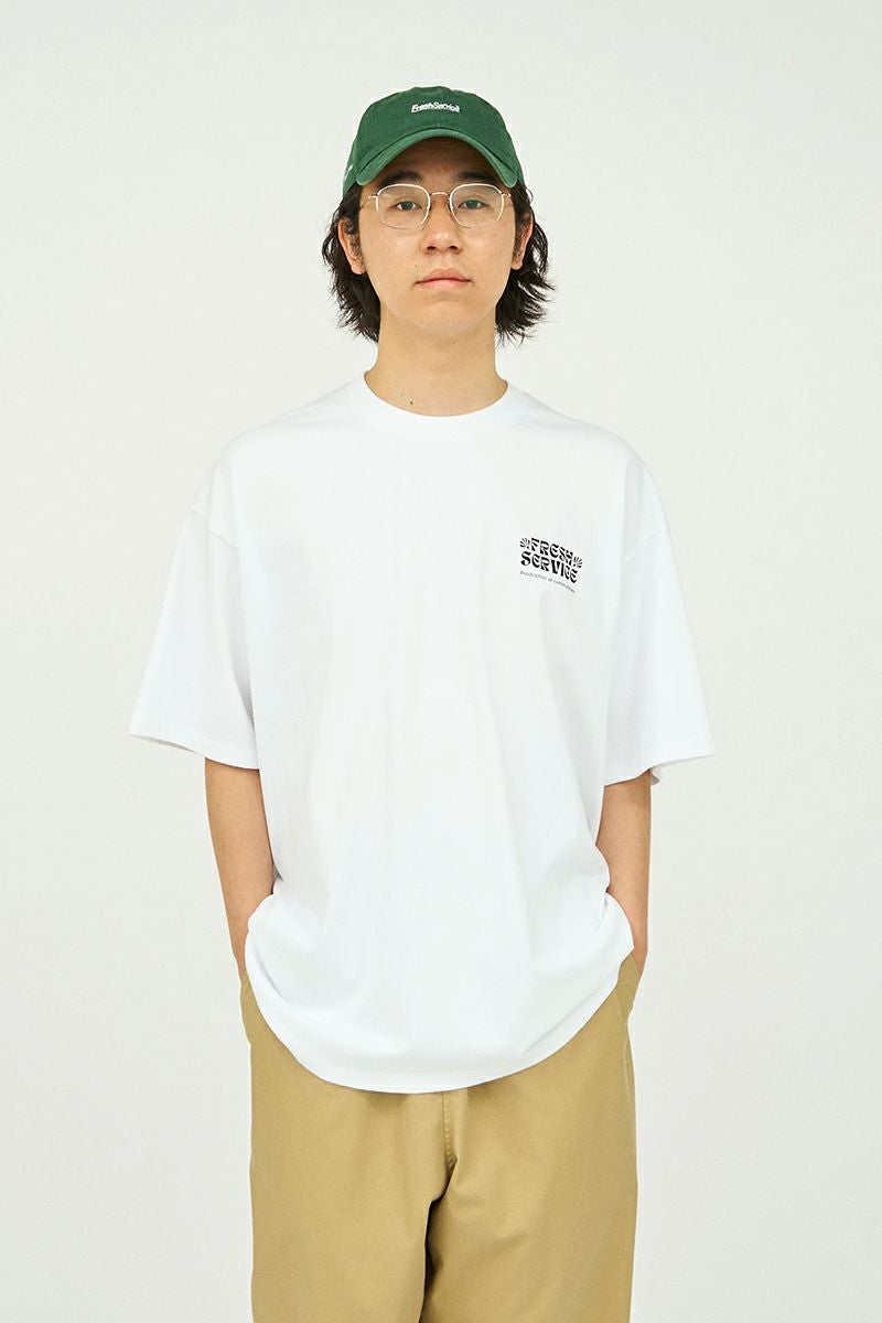 FreshService(フレッシュサービス)CORPORATE PRINTED SS TEE ON LINES コーポレートプリント半袖Tシャツ FSC241-70123 -2