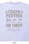 FreshService(フレッシュサービス)CORPORATE PRINTED SS TEE ON LINES コーポレートプリント半袖Tシャツ FSC241-70123 -8