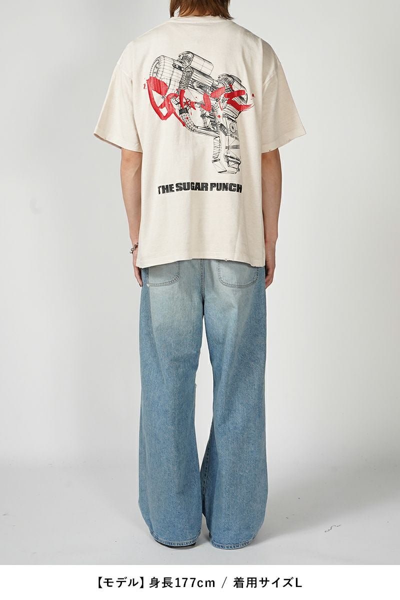 THE SUGAR PUNCH(シュガーパンチ)GANTZ S/S T-Shirt GANTZ 岸本恵 半袖Tシャツ TGAM24SM001A -5