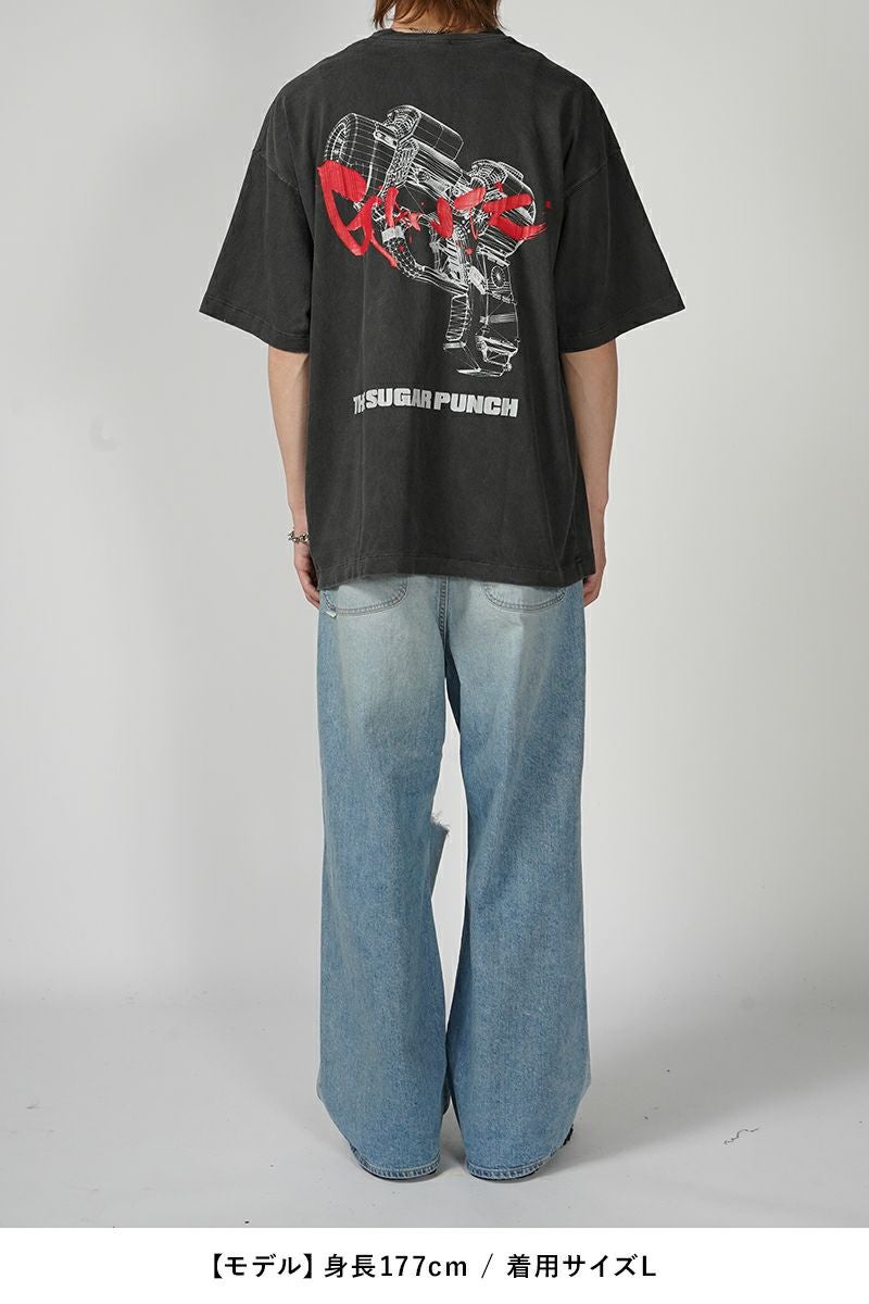 THE SUGAR PUNCH(シュガーパンチ)GANTZ S/S T-Shirt GANTZ 岸本恵 半袖Tシャツ TGAM24SM001A -7