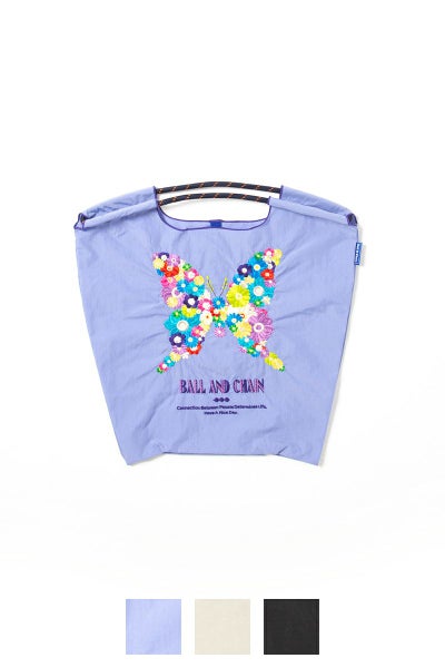 Ball & Chain(ボールアンドチェーン)F.BUTTERFLY (M) ショッピングバック トートバッグ 301015