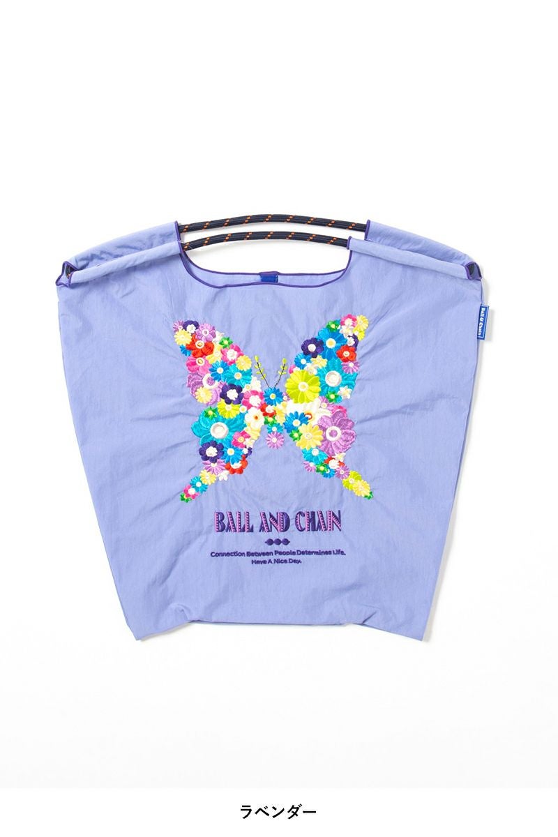 Ball & Chain(ボールアンドチェーン)F.BUTTERFLY (M) ショッピングバック トートバッグ 301015 -5