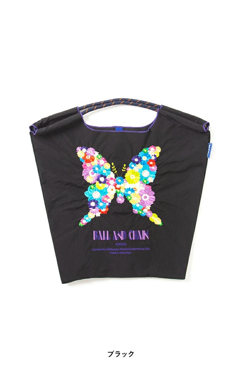 Ball & Chain(ボールアンドチェーン)F.BUTTERFLY (M) ショッピングバック トートバッグ 301015 -9