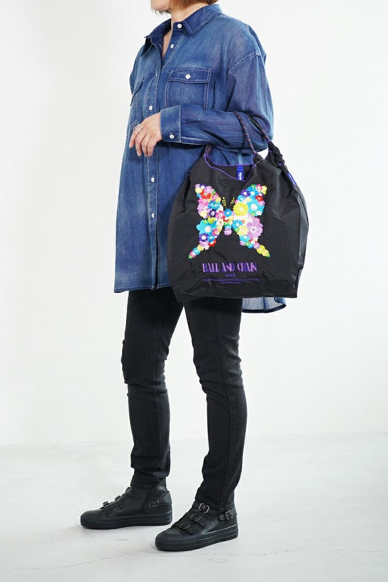 Ball & Chain(ボールアンドチェーン)F.BUTTERFLY (M) ショッピングバック トートバッグ 301015 -12