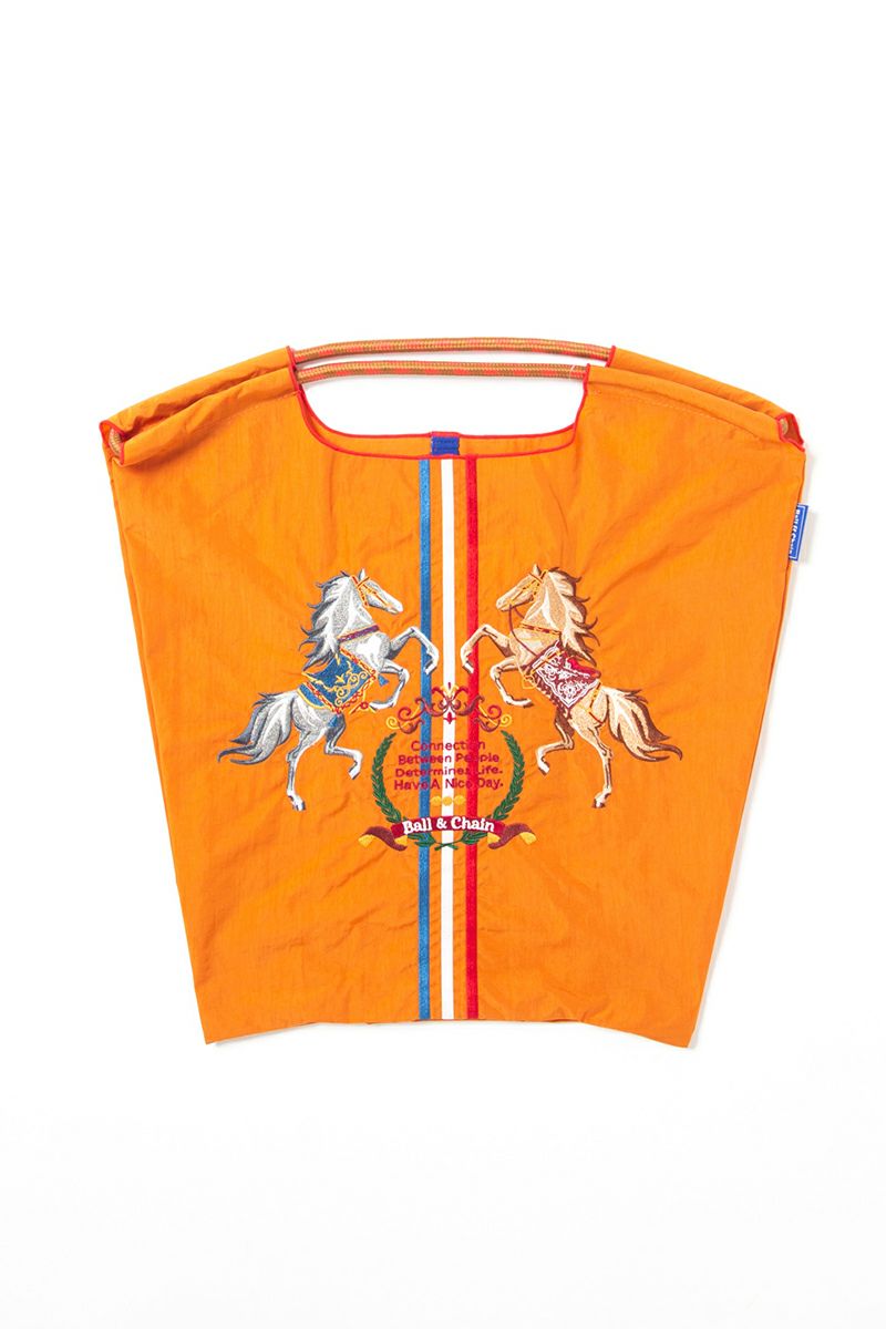 Ball & Chain(ボールアンドチェーン)TWO HORSE (M) ショッピングバック トートバッグ 301024 -1