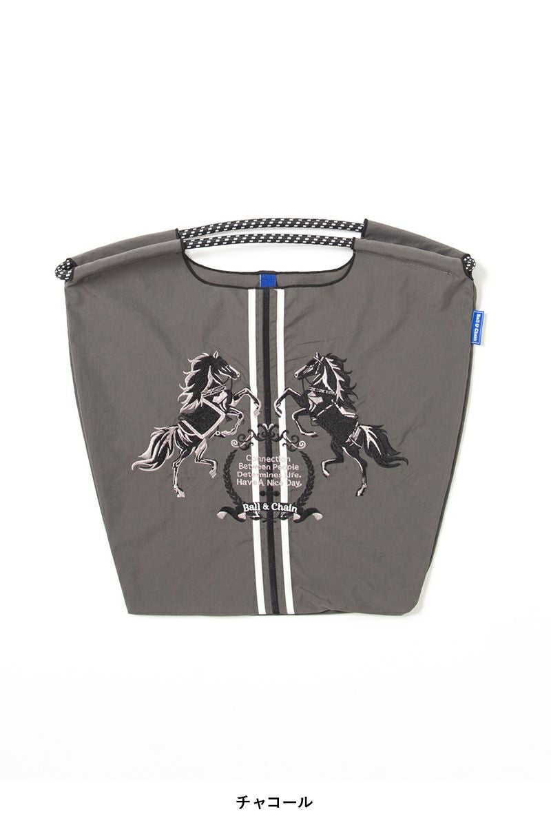 Ball & Chain(ボールアンドチェーン)TWO HORSE (M) ショッピングバック トートバッグ 301024 -5