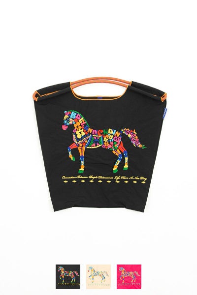 Ball & Chain(ボールアンドチェーン)FLOWER HORSE (M) ショッピングバック トートバッグ 301035