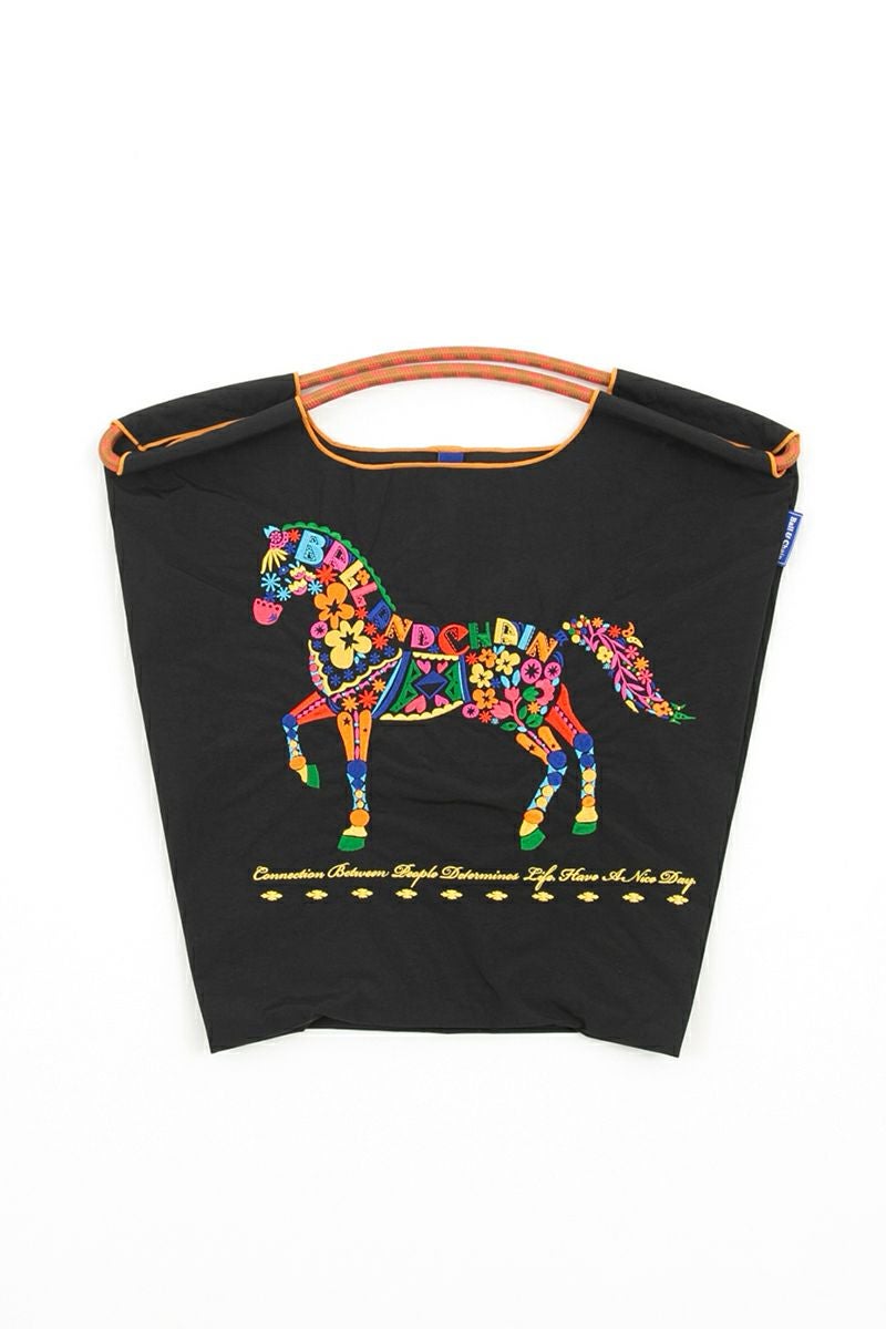 Ball & Chain(ボールアンドチェーン)FLOWER HORSE (M) ショッピングバック トートバッグ 301035 -1