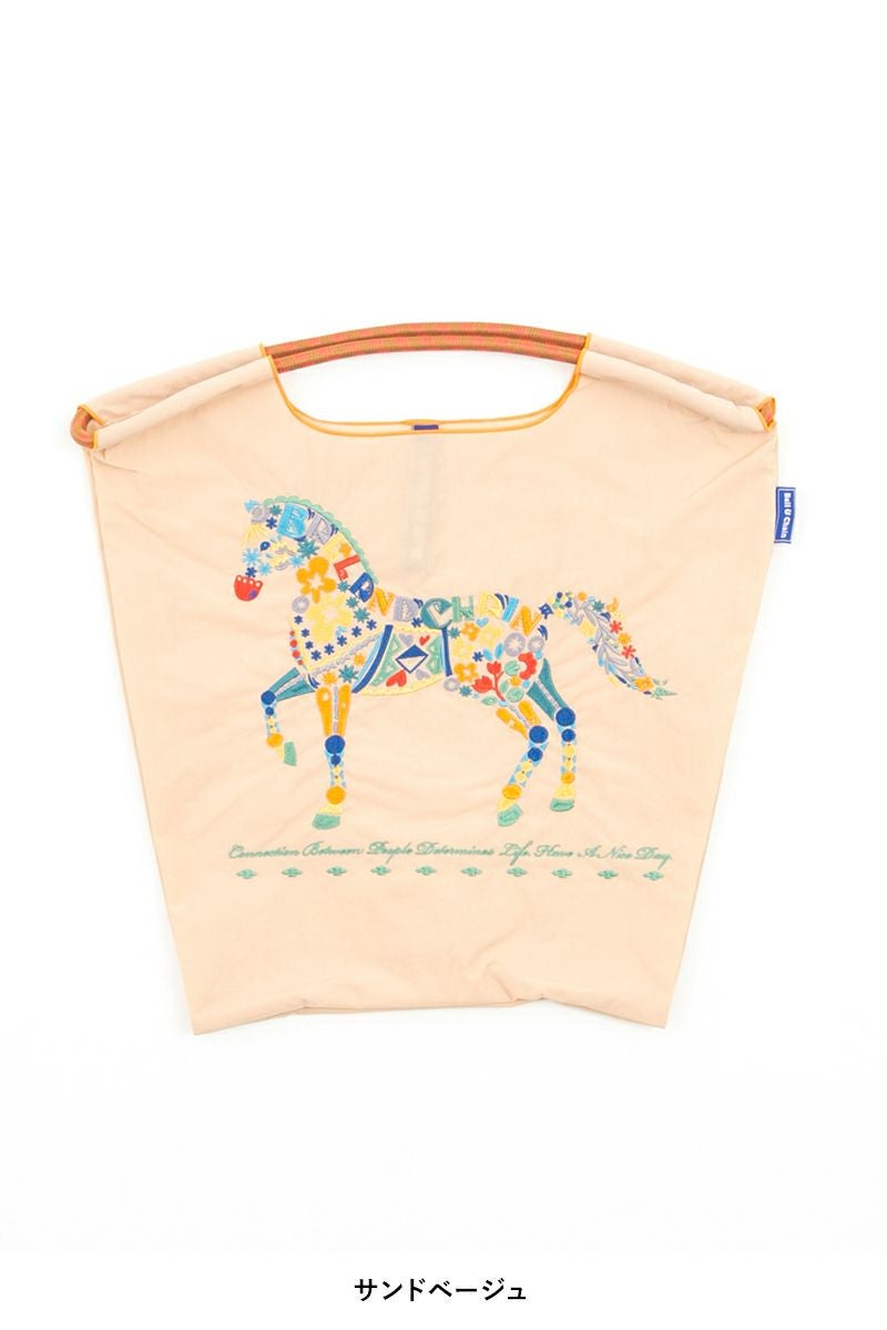 Ball & Chain(ボールアンドチェーン)FLOWER HORSE (M) ショッピングバック トートバッグ 301035 -7