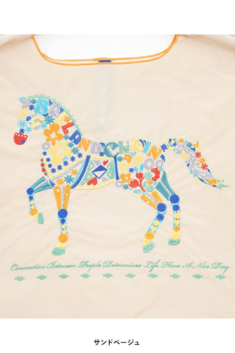 Ball & Chain(ボールアンドチェーン)FLOWER HORSE (M) ショッピングバック トートバッグ 301035 -8