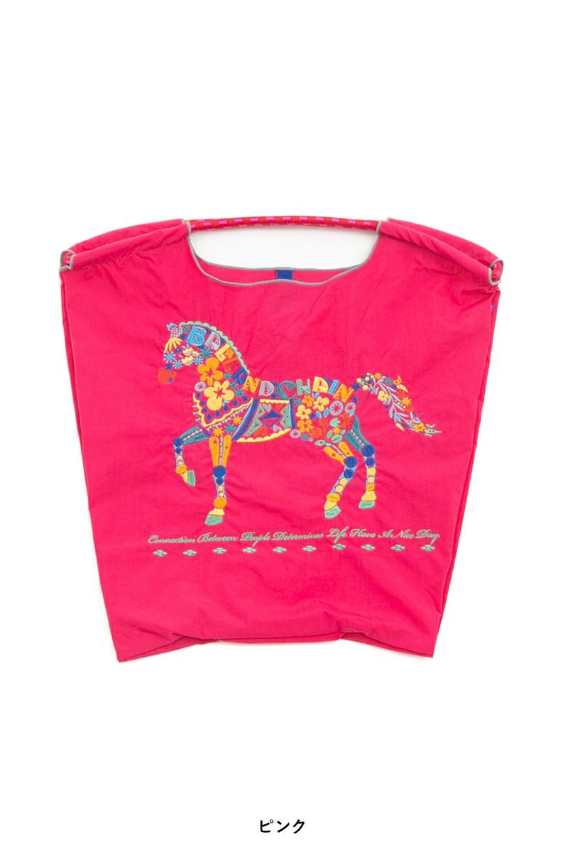 Ball & Chain(ボールアンドチェーン)FLOWER HORSE (M) ショッピングバック トートバッグ 301035 -9