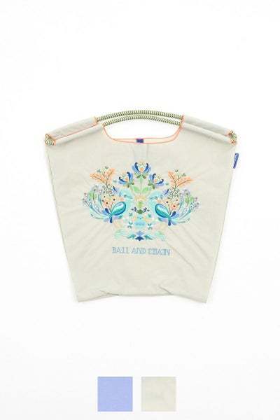 Ball & Chain(ボールアンドチェーン)PEACOK TWITTER (M) ショッピングバック トートバッグ 301036