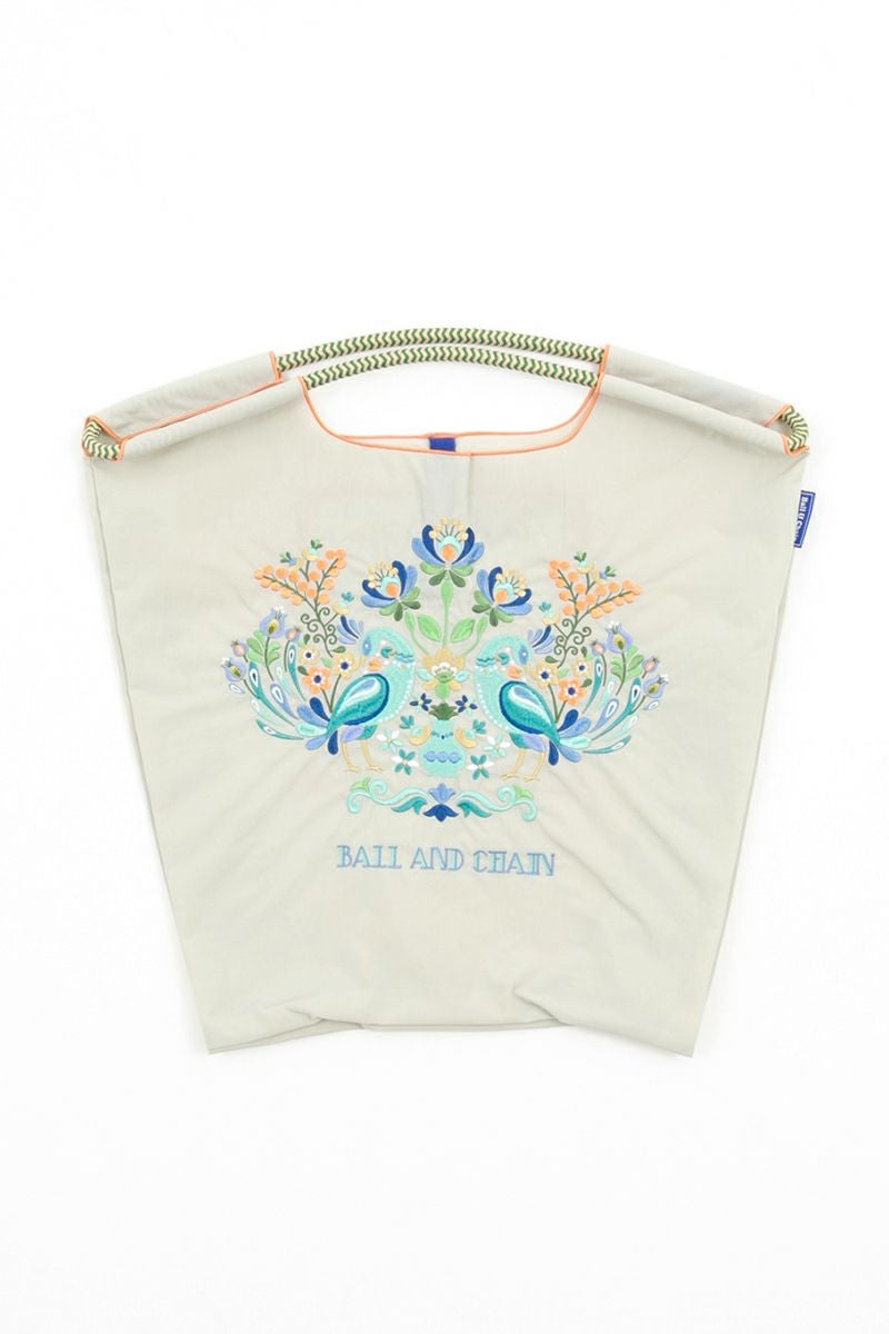 Ball & Chain(ボールアンドチェーン)PEACOK TWITTER (M) ショッピングバック トートバッグ 301036 -1