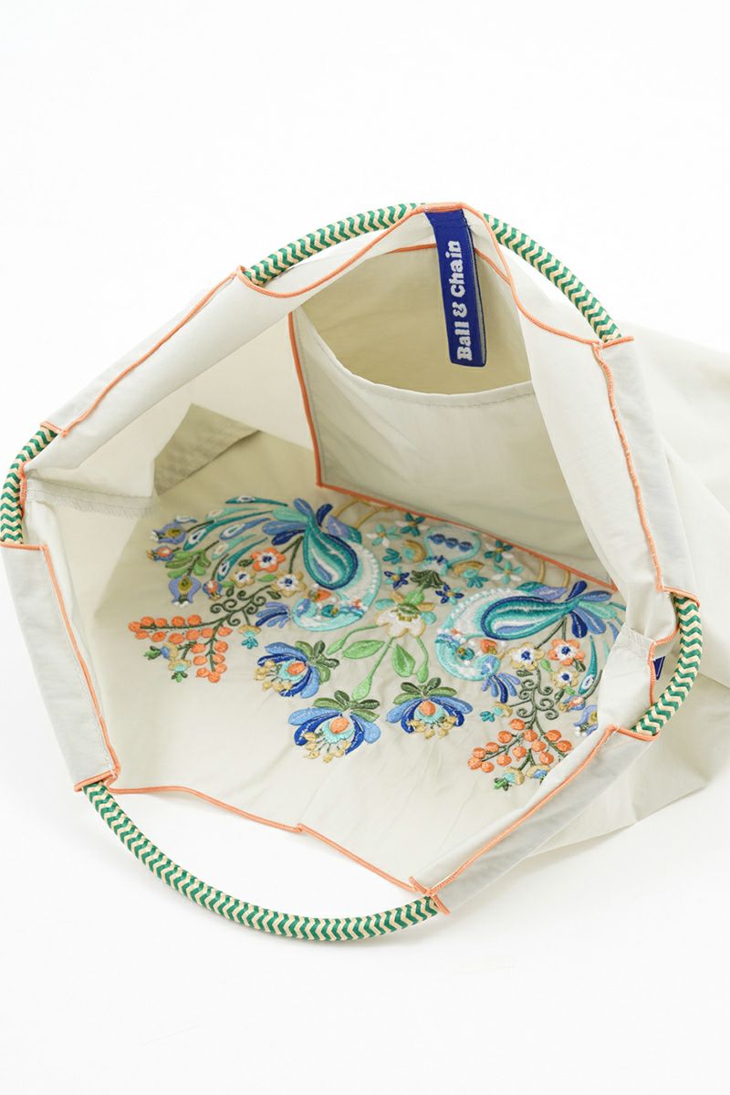 Ball & Chain(ボールアンドチェーン)PEACOK TWITTER (M) ショッピングバック トートバッグ 301036 -3