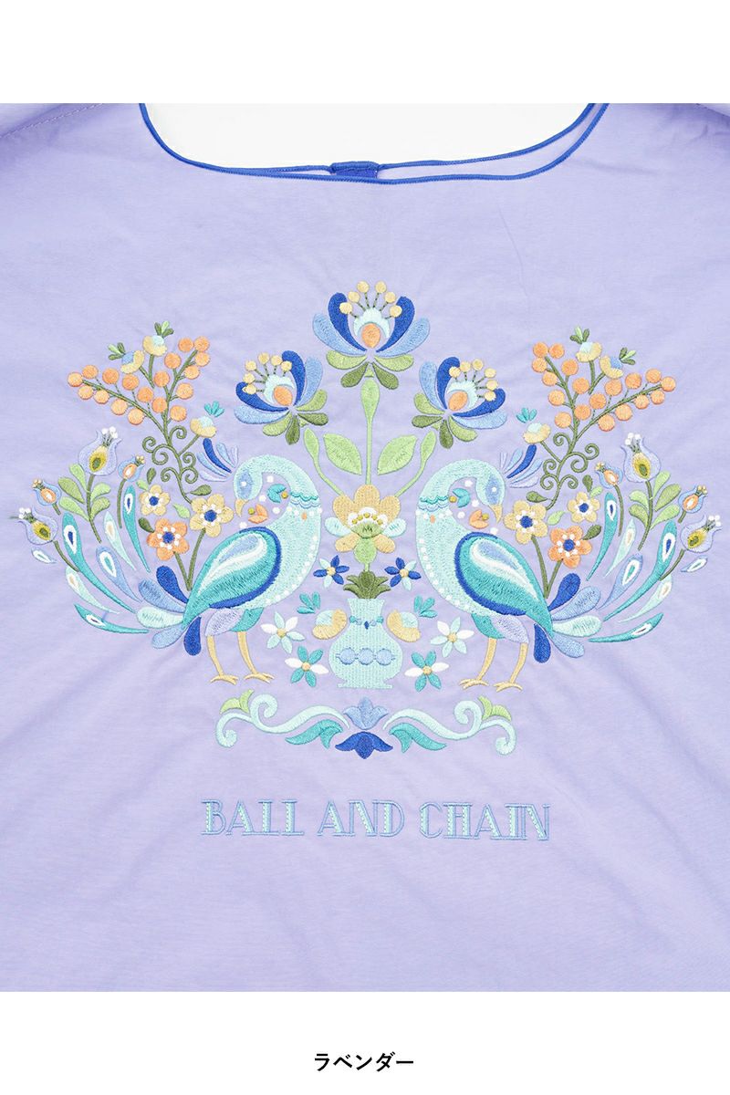 Ball & Chain(ボールアンドチェーン)PEACOK TWITTER (M) ショッピングバック トートバッグ 301036 -6