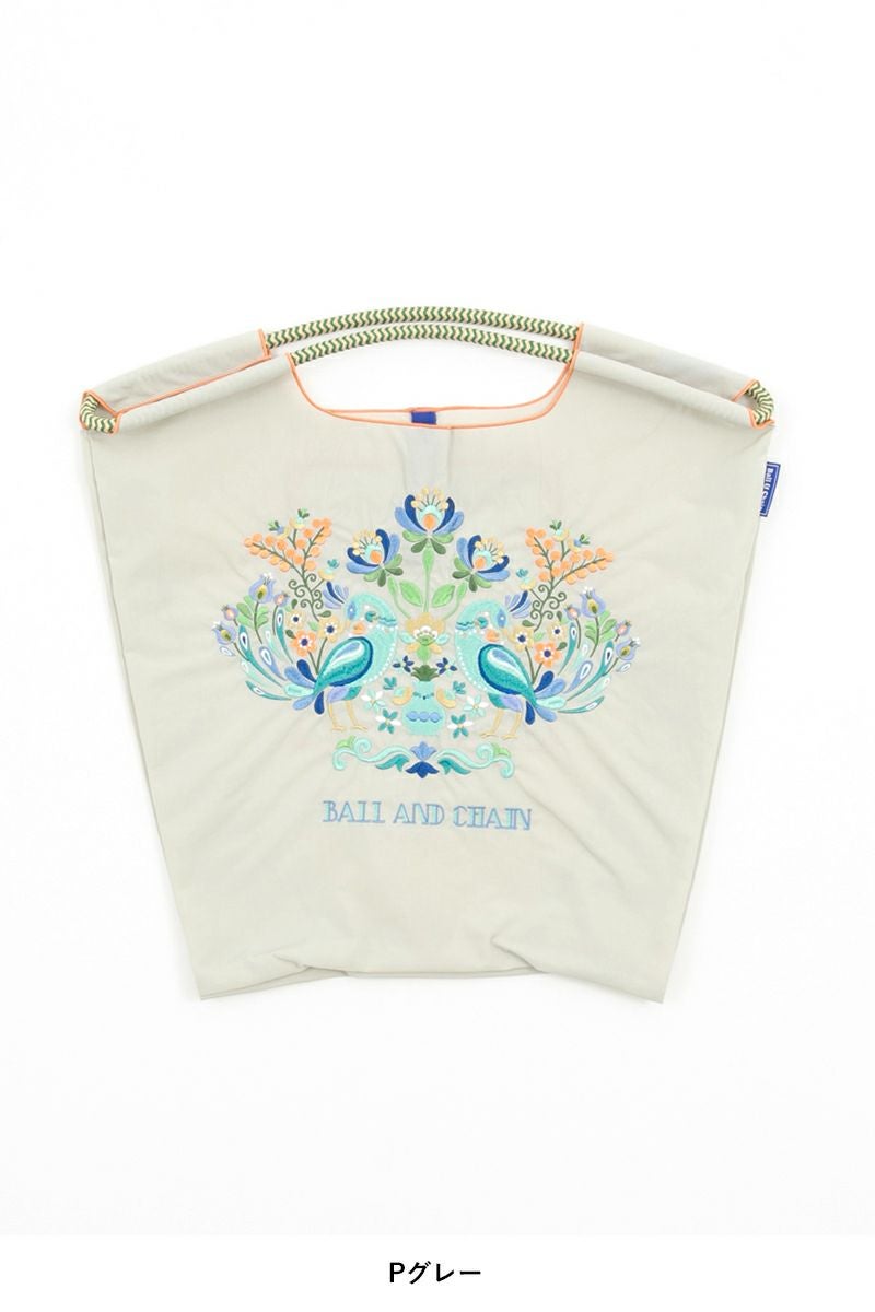Ball & Chain(ボールアンドチェーン)PEACOK TWITTER (M) ショッピングバック トートバッグ 301036 -7