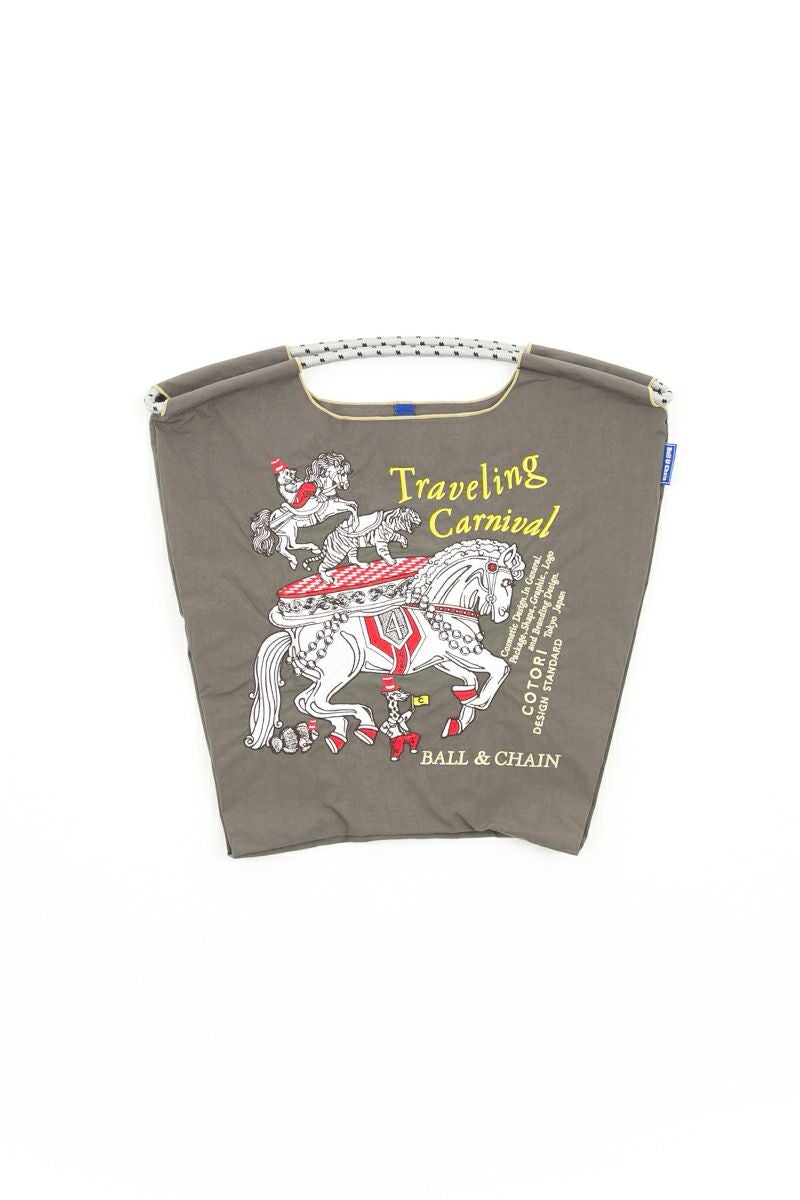 Ball & Chain(ボールアンドチェーン)COTORI DESIGEN CARNIVAL (M) ショッピングバック トートバッグ 321005