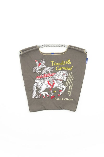 Ball & Chain(ボールアンドチェーン)COTORI DESIGEN CARNIVAL (M) ショッピングバック トートバッグ 321005