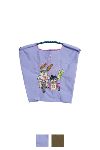 Ball & Chain(ボールアンドチェーン)B.PINK BIKE / B.GREEN BIKE (M) ショッピングバック トートバッグ 322004