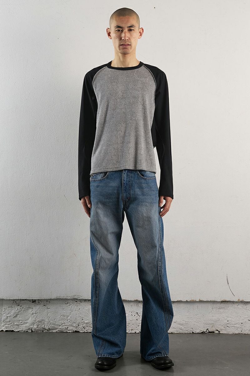 NVRFRGT(ネバーフォーゲット)3D TWISTED JEANS 3Dツイステッドジーンズ NF242P03B -1