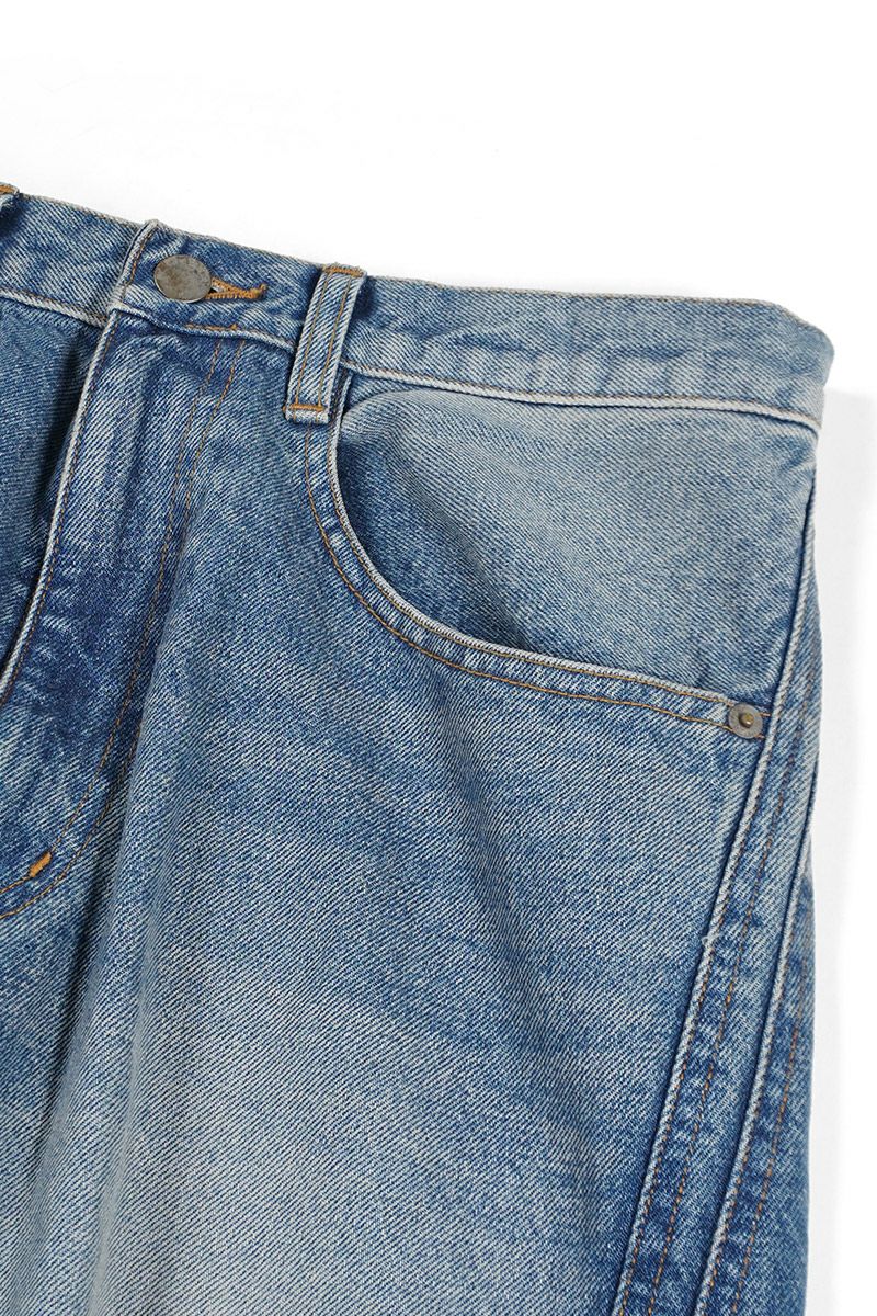 NVRFRGT(ネバーフォーゲット)3D TWISTED WIDE LEG JEANS 3Dツイステッドワイドレッグジーンズ NF242P04B -9